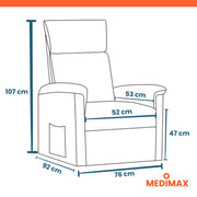 Eco 3 – 1 moteur – 1 coloris disponible - Fauteuil releveur électrique