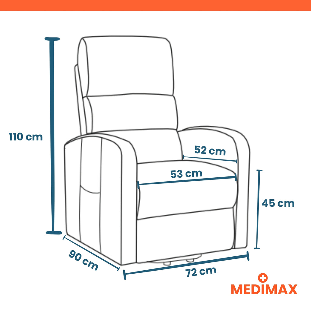 Premium 2 – 1 à 3 moteurs – 3 coloris disponibles - Fauteuil releveur électrique
